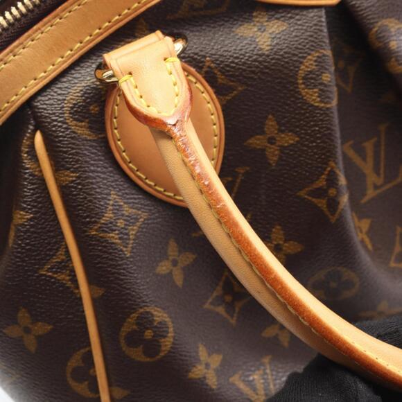 LOUIS VUITTON Brown Monogram Leather Bag - Picture 10 of 10